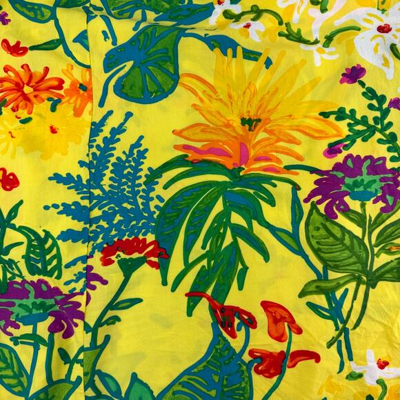 Jams World Florest Yellow Paca Palomorca Hawaiian Maxi Dress W383 Size Large - Picture 11 of 14